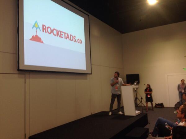 bgizdov's tweet photo. @RocketAds pitching how you can create good html5 ads with their platform #Digitalk2014 http://t.co/PxYl7ZNEEW