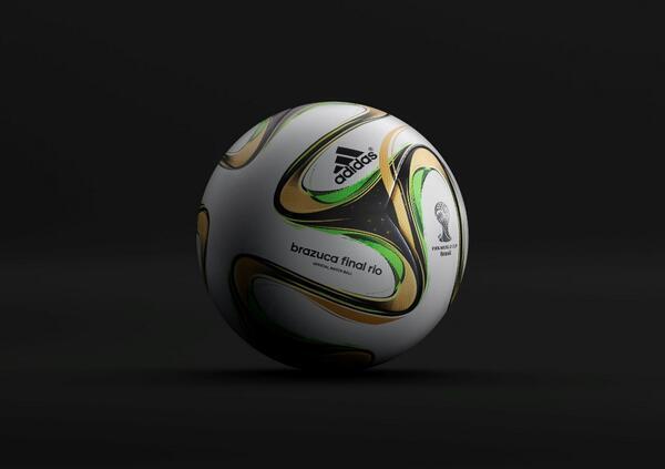 Milenio's tweet photo. FOTO: Presenta @FIFAcom balón para la final del Mundial http://t.co/KtElPfBt0H (vía @laaficion) http://t.co/Bi0AxQWMaB