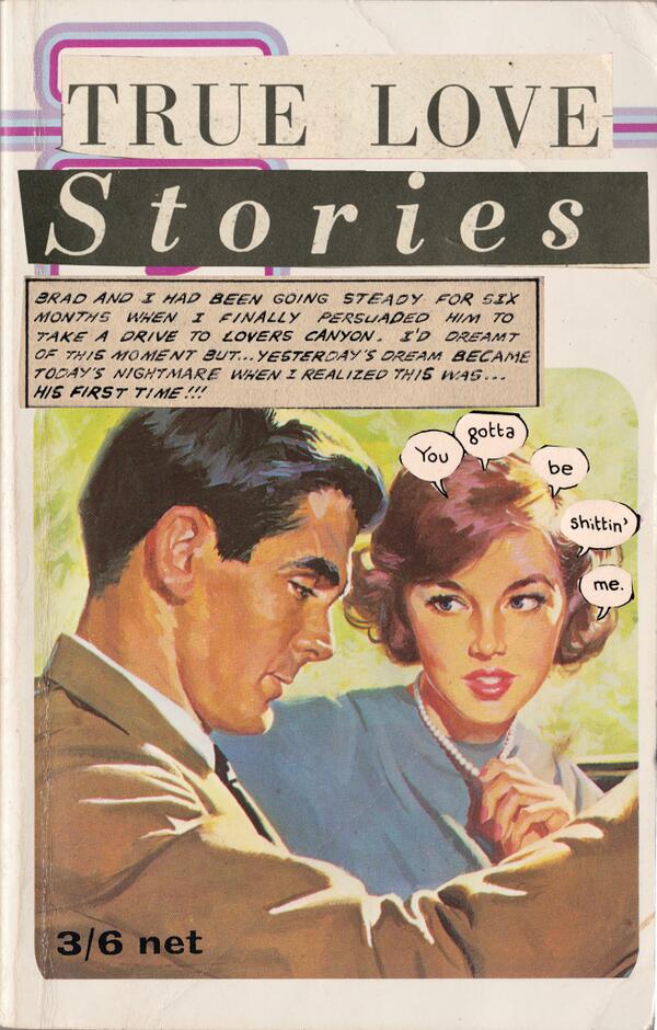ConnorBrothers's tweet photo. Collage on Paperback 
'Brad's First Time'
#TrueLoveStories http://t.co/X3Dd7vcReO