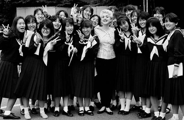 Madonna outtakes in Japan for the 'Who's That Girl' tour in 1987
