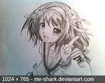 LovexCherry's tweet image. My anime drawing. I call I "He he, I told you so!"  #BTWIDrewHerToMakeHerLookLikeYou! #SorryForTheLongHashtag #NotNO!