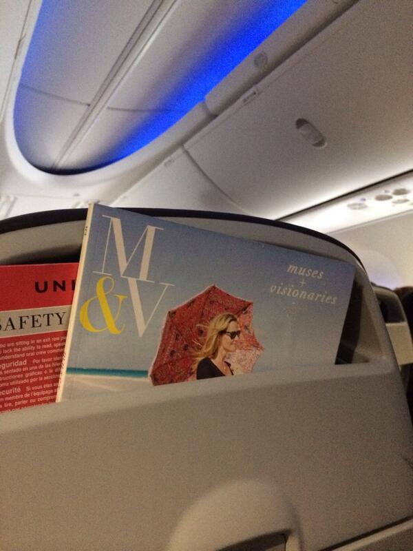 juliesauch's tweet image. Always traveling with my MV Mag #travelissue @MagazineMV @united