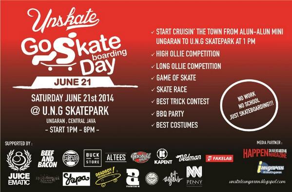 Next week!!! Ungaran Go Skate Day '14 ,lets roll!!! ”