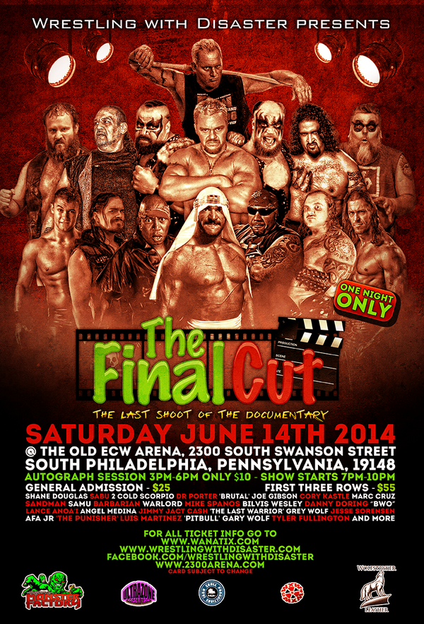 W_w_Disaster's tweet photo. Come see @CliffCompton at Wrestling with Disaster weekend, as well as @TheeBlueMeanie inducted into the Hardcore HOF http://t.co/UkBUa2bU93