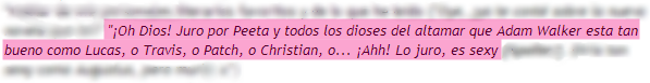 LovatoftFuhrman's tweet image. Realmente no podría estar más de acuerdo con esto... pero Adam es Adam #AdamWalker #PEAW #POAW @Lia_Belikov