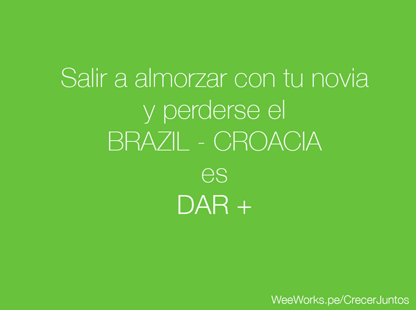 WeeWorks's tweet photo. Para algunos fanáticos, ¡es dar demasiado!: http://t.co/ShB1WJ2uqS