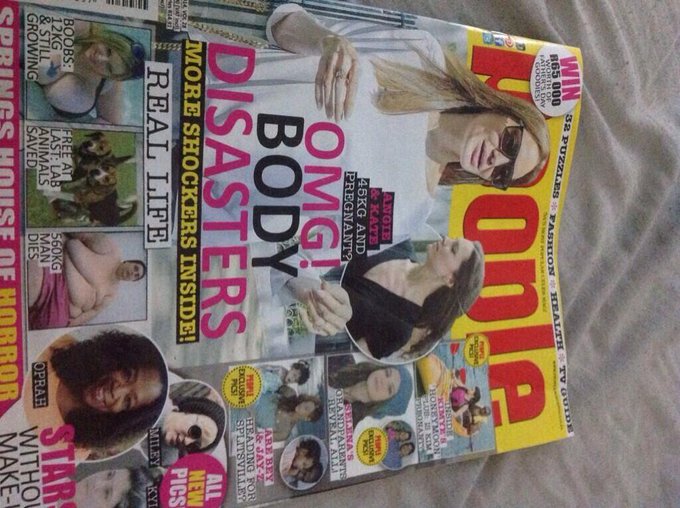 Can someone in South Africa purchase  me at least one copy of this megazine please &amp; mail it to me for<a href="/tag/spoilme"class="tags"><span>#spoilme</span></a>