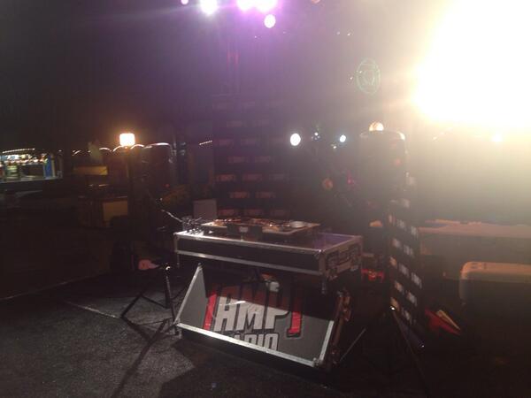 AMPPromoCrew's tweet photo. Getting set up for our LAST GradNite at @SixFlags. #ampradio #SixFlags #GradNight2014 http://t.co/2ArjLbdNUH