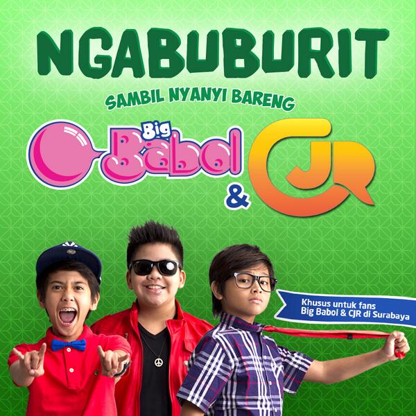 BigBabol_ID's tweet photo. Mau ikut Ngabuburit sambil Nyanyi bareng Big Babol &amp; CJR di Surabaya? Lihat infonya di sini http://t.co/Tr17e3n9Il http://t.co/OERbm09px8