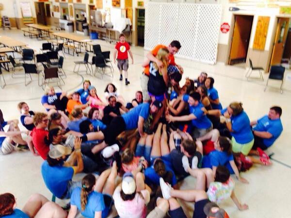 campmanitoulin's tweet photo. Musical chairs -- camp style! #stafftraining http://t.co/NAaORSLAbW