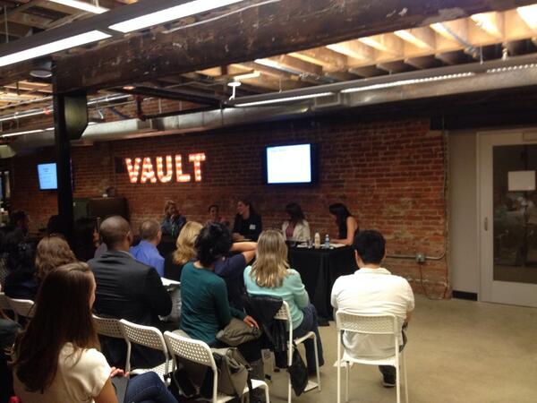 vinaeco's tweet photo. Women in fintech panel #fintechsf http://t.co/XWe353AETi