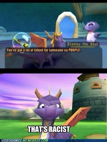 CauseWereGamerz's tweet image. Racism in Spyro.