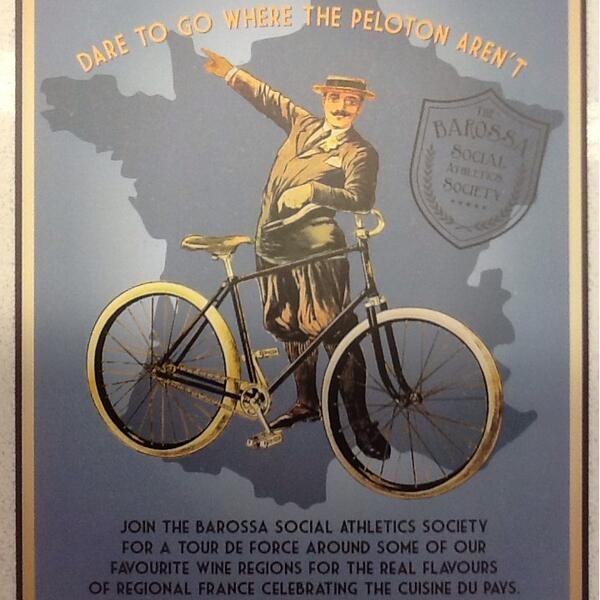 Barossa_Social's tweet photo. Dare to go where the peloton aren't. 
Bookings essential - http://t.co/Xiofa9V4Hu http://t.co/B1CpxQ17zl