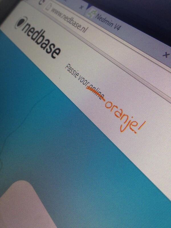 nedbase's tweet photo. De WK gekte hier begint subtiel... #passievoororanje http://t.co/anmjqrAj4U