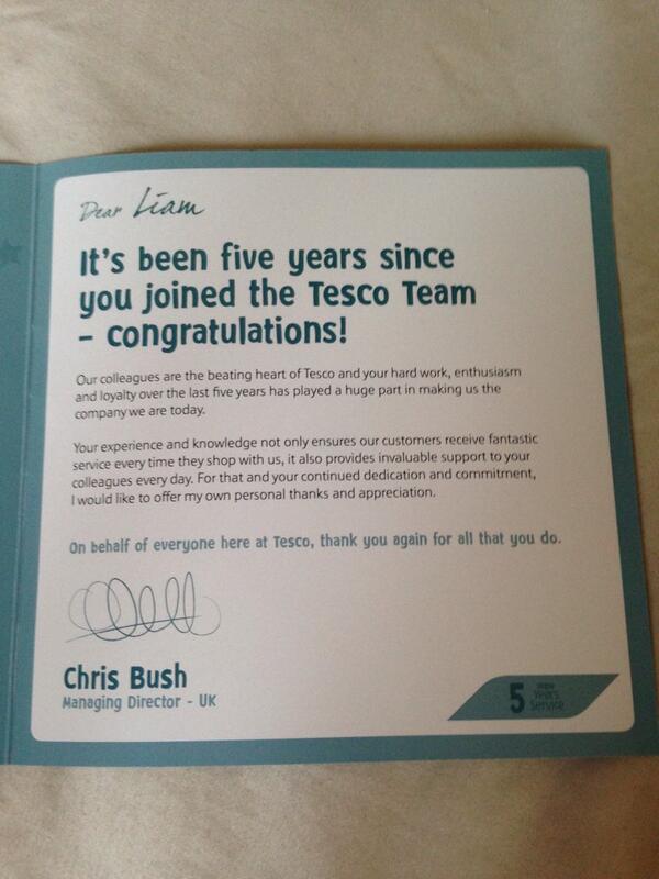 liam_c87's tweet image. Received this from work yesterday nice to be appreciated thanks :) #5yearsservice