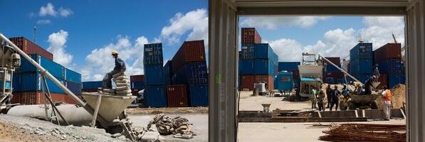 Mombasa Port Yard No.5 infrastructure improvements expected to boost throughput.Completion date in Sep 2014 #Mombasa