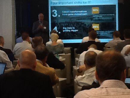 debblack's tweet image. Cloud transformation going mainstream is driving app acceleration Pete  McCaffrey #PureApplication Symposium Rome