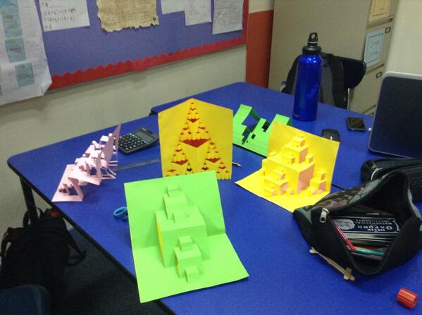 DISDallison's tweet photo. More fractal designs with year 8. @DIS_Dubai @DIS_maths @DIS_LETS  #fractals http://t.co/6UyGiqoHCS