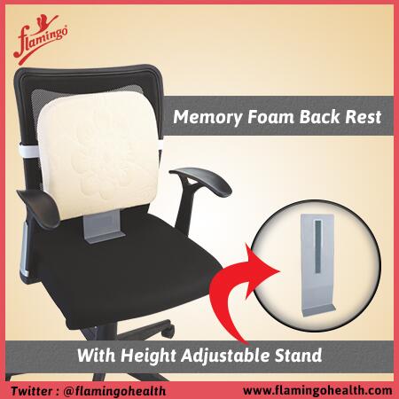 flamingohealth's tweet photo. Order Flamingo’s Memory Foam Back Rest with a Height Adjustable Stand here http://t.co/0Pv4SJheTu http://t.co/rKAtFRTy8o