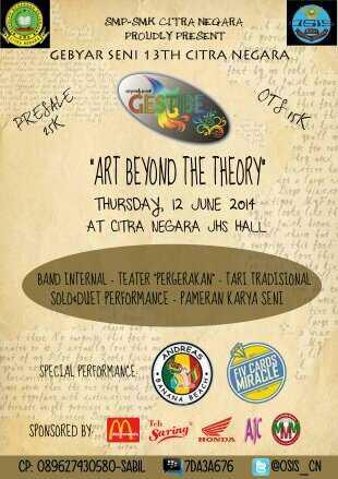 Besok di smp-smk citra negara, kita jam 12siang ya, sampai ketemu disana