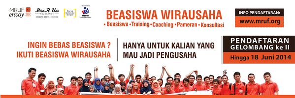 rkpusat's tweet photo. PENDAFTARAN Beasiswa Entrepreneurship MRUF Envoy gelombang ke II.

klik untuk info --> http://t.co/UGdV43YW0M…

http://t.co/jv25Fw8pDG