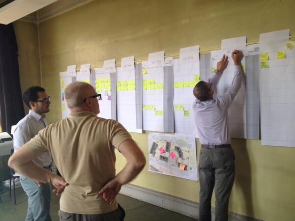 RBAArchitectsUK's tweet photo. Live replanning at BIM workshop with @pro_fiveconsult &amp; Austin Builders #BIM http://t.co/F0VC4vQtF2