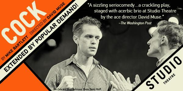 Studio_Theatre's tweet photo. #StudioCOCK is extending one week! Now playing through June 29! Buy your tickets online: http://t.co/f71J2sp1XE http://t.co/LlZY47WJmw