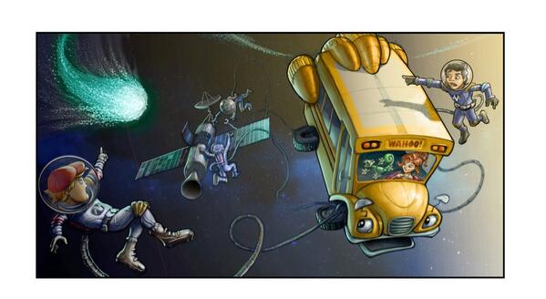 netflix's tweet photo. Seatbelts, everyone! Reimagined Magic School Bus series coming to Netflix http://t.co/1naEZ0jveX http://t.co/XZRvGlcH47