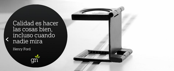 Calidad es hacer las cosas bien, incluso cuando nadie mira. Visita nuestra Wev graficasnaranjo.com
