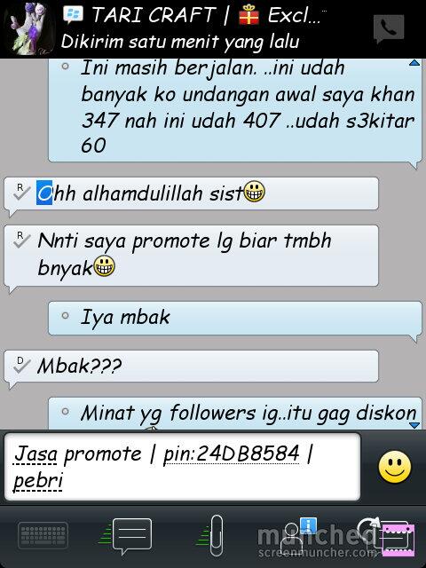 Promote_Iklan07's tweet photo. Tesmony Real jasprom bisnis via BBM+Twitter+Fanspage .Bergaransi pin customer nya pin:74FE75CC, silakan di Cek! http://t.co/NIKyZYWwbw