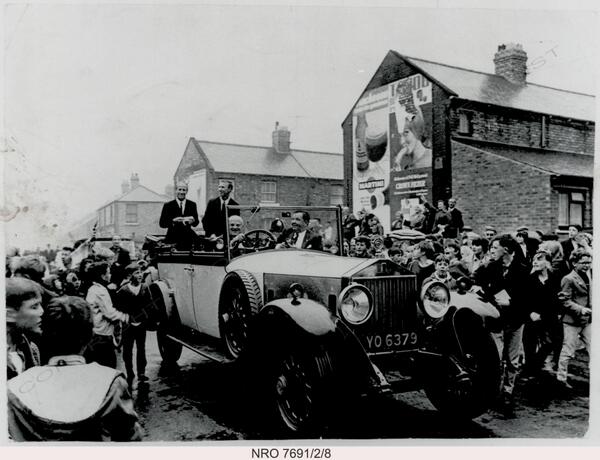 kmerrin's tweet image. Great pic from the #archives @Woodhorn of Charlton brothers returning to #Ashington after winning the '66 #WorldCup