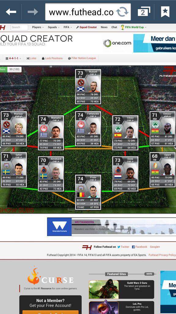 Maurice1337's tweet photo. @MattHDGamer Best silver team in fifa 13? http://t.co/nhDlrMm6Cr
