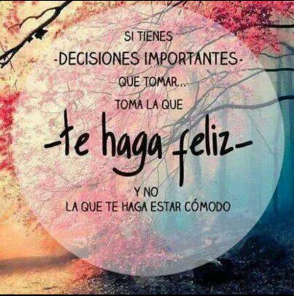 judithroab's tweet photo. Si tienes decisiones importantes k tomar... http://t.co/Dhi2C0OV88