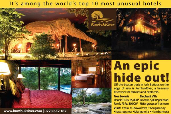 KumbukRiver's tweet photo. An epic Hideout... http://t.co/KPHIGD22Uy