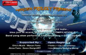 ABRUScrew's tweet photo. Warcen present "music indie compilation part 1" at chick musik jaktim 15 agustus. Live record+mixing cp 089671654764 http://t.co/BijSz1wqBL