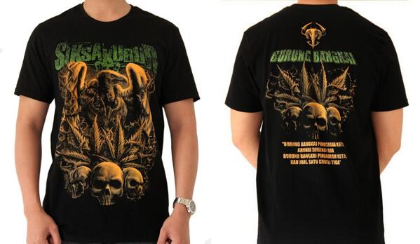 Tshirt <a href="/SIKSAKUBUR_DM/">SIKSAKUBUR</a> - Burung Bangkai | price: 125rb | for order: 0838 2012 4888 / pin 329C37BF
