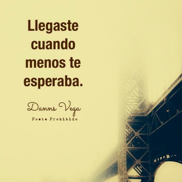 DannsVega's tweet photo. Llegaste: http://t.co/niH2tcGPFX
