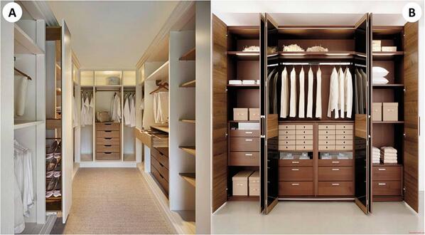 Which of these dreamy walk-in closet area do you 'LIKE' better?  A or B anantrajlimited.com