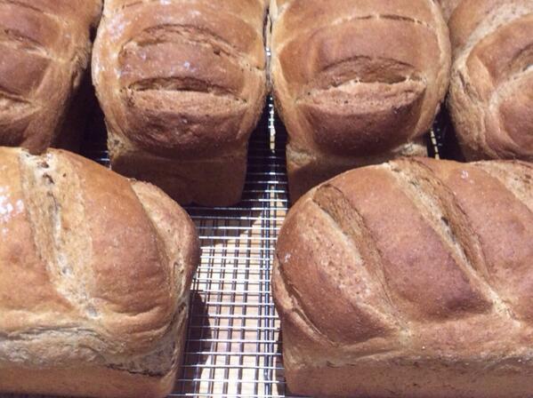 BriarRoseBakery's tweet photo. The Honey wheat bread is hot out of the oven. Don't give up flavor when you make a healthy choice! http://t.co/ZllFU177dM