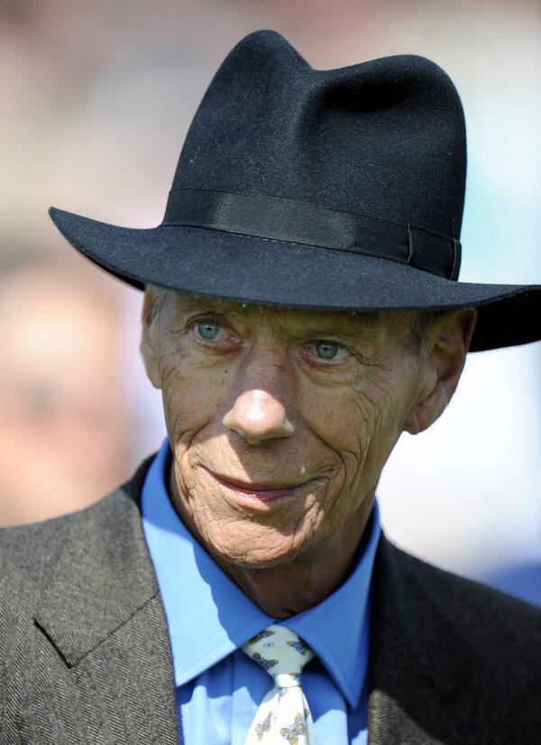 WillHillRacing's tweet photo. A year ago today, we lost a racing legend, Sir Henry Cecil.  
Always Remembered, Never Forgotten. #Legend http://t.co/k73wFtM6mm