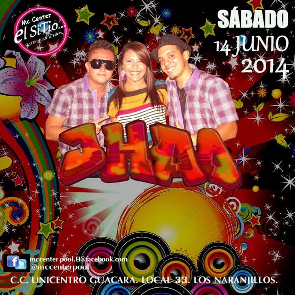 djhoanderQ's tweet photo. ESTE SÁBADO 14JUN2014 JHAO EN VIVO SOLO EN @mccenterpool @JoseCostaSousa @JHAO_VEN @SaraydeJesus http://t.co/vU7EGc5yN7