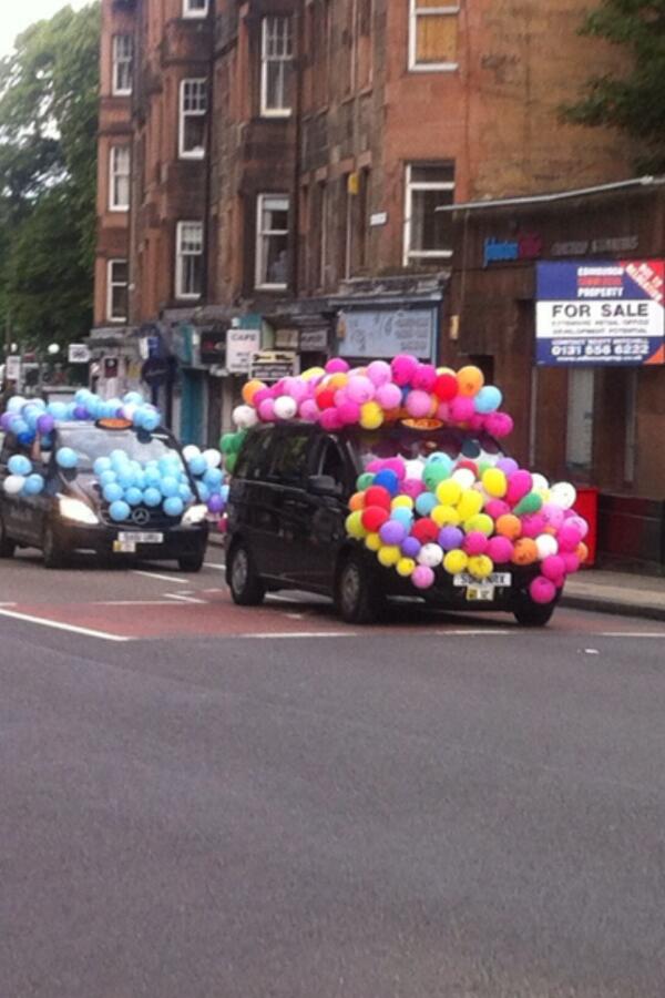 TracyMcNeill4's tweet photo. Thanks to Edinburgh Taxi's for coming past @Murrayfield6658 !!! http://t.co/sodtNqF0Fx