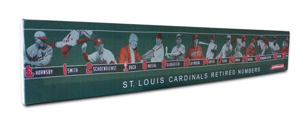 St. Louis Cardinals on Twitter: &quot;Friday’s #CardsPromo is this awesome Retired Numbers Wall Pad ...