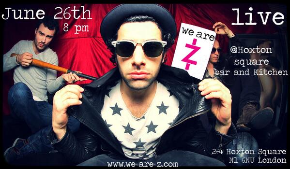 ArchieSputnik's tweet image. next "We Are -Z-" gig opening for wonderful @leonofathens Greek, French, Italans, English, a very international night