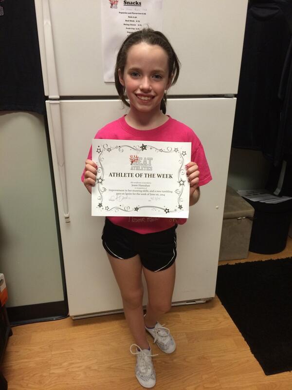 Heat_Ignite's tweet photo. Congrats to @Heat_Ignite's Miss Jessie Hanrahan for being the first "Athlete of the Week" for @HeatAthletics! 👏 http://t.co/XVGgqdy9Bt