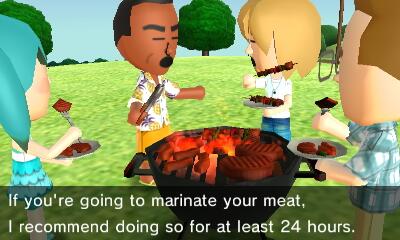 UltraTomodachi's tweet photo. How to cook meat: #recipe #TomodachiLife #3DS http://t.co/d3QKMTGLRW