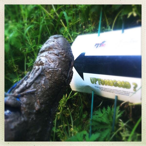 Don't be fooled by the weather <a href="/UptonogoodMTB/">Bob Lott</a> will still be muddy as my running shoes prove