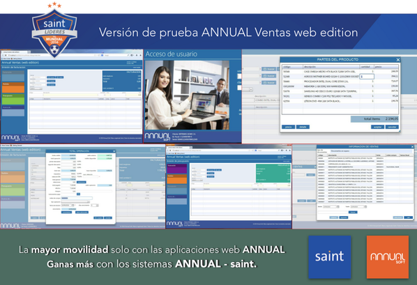 saintnet's tweet photo. ANNUAL Ventas web edition: puedes usar las funciones conocidas del enterprise administrativo. http://t.co/UIHlJryZuq http://t.co/Ju3fr14GdV