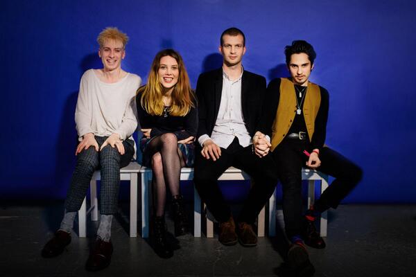 diymagazine's tweet photo. Cover Feature: Wolf Alice are next in line to the throne. http://t.co/8K46ifHz8d @wolfalicemusic #THISISDIY http://t.co/RSPeh4sCPX