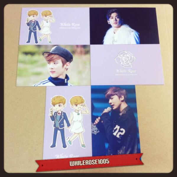 whiterose1005's tweet photo. [White Rose] HIGHKICK IN TAIWAN D-3 Event公開♥ 6/15台灣演唱會時，憑票發送天地小卡set一組(名片大小) 時間地點會在當日透過推特跟微博公布，還請大家注意 多多來玩 >3< http://t.co/fzI16Uxix3